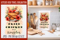 Kitchen Dish Towel Sublimation Designs PNG l JPEG Product Image 7