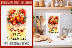 Kitchen Dish Towel Sublimation Designs PNG l JPEG Product Image 8