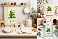 Kitchen Dish Towel Sublimation Designs PNG l JPEG Product Image 3