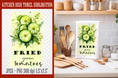 Kitchen Dish Towel Sublimation Designs PNG l JPEG Product Image 8