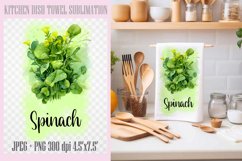 Kitchen Dish Towel Sublimation Designs PNG l JPEG Product Image 3