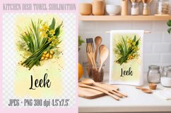 Kitchen Dish Towel Sublimation Designs PNG l JPEG Product Image 4