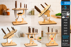 Kitchen Knife Stands Laser Cut Bundle | Knife Holder Stands Product Image 1