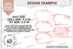 3D Kitchen Led Light Sign Laser Cut. Kitchen Decor SVG Product Image 2