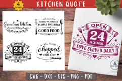Kitchen Love Quote SVG Kitchen sign