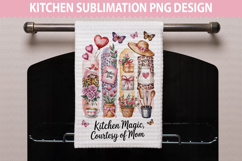 Mother&#039;s Day Kitchen Towel - Mother&#039;s Day Sublimation PNG Product Image 2