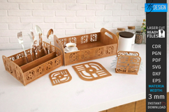 Kitchen Decor Laser Cut Kit | 5 Kitchen and Home Accessories Product Image 1