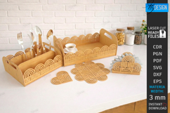 Kitchen Decor Laser Cut Kit | 5 Kitchen and Home Accessories Product Image 1