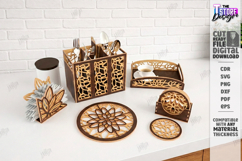 Kitchen Decor Laser Cut Bundle |Home and Kitchen Accessories Product Image 6