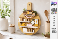 3D Miniature Kitchen Cutting Board Laser Cut | Mini Kitchen Product Image 1