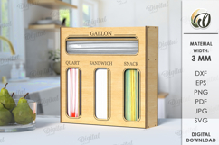 Kitchen organizers Laser Cut Bundle. Kitchen bag storage SVG Product Image 4