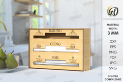 Kitchen organizer Laser Cut. Kitchen bag storage SVG Product Image 1