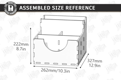 Kitchen Organizer Laser Cut | Spice Rack | Storage Box | CNC Product Image 3