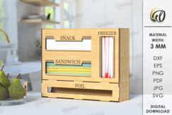 Kitchen organizers Laser Cut Bundle. Kitchen bag storage SVG Product Image 9