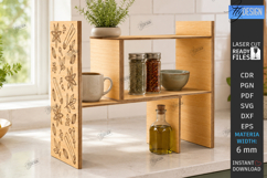 Kitchen Organizer Transformer Laser Cut Bundle | Engraved Product Image 3