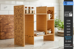 Kitchen Organizer Transformer Laser Cut Bundle | Engraved Product Image 5