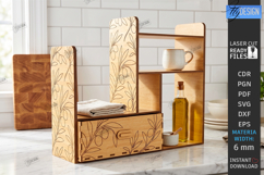 Kitchen Organizer Transformer Laser Cut Bundle | Engraved Product Image 6