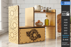 Kitchen Organizer Transformer Laser Cut Bundle | Engraved Product Image 7