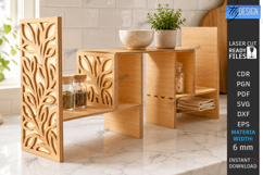 Kitchen Organizer Transformer Laser Cut Bundle | Engraved Product Image 9
