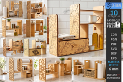 Kitchen Organizer Transformer Laser Cut Bundle | Engraved Product Image 1