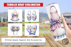 Whimsical Apron &amp; Chef Hat Tumbler Product Image 1