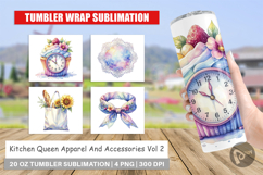 Whimsical Apron &amp; Chef Hat Tumbler Product Image 1