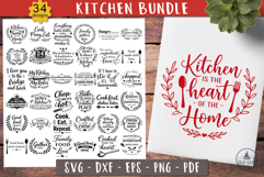 Kitchen Quote SVG Bundle design