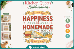 Kitchen Quotes Sublimation Design SVG Product Image 1