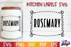 Kitchen Labels SVG Design | Kitchen Design | Home Decor v.3 Product Image 1