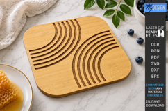 Wooden Kitchen Serving Trays Laser Cut Bundle | Food Board Product Image 7