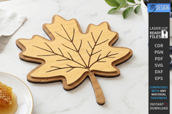 Wooden Kitchen Serving Trays Laser Cut Bundle | Food Board Product Image 9