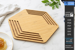 Wooden Kitchen Serving Trays Laser Cut Bundle | Food Board Product Image 11