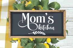 Mom's Kitchen Sign SVG I Funny Kitchen Sign SVG I Farmhouse Kitchen Sign SVG