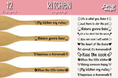 Kitchen Spoon SVG and Sublimation Bundle