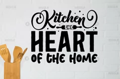 Kitchen the heart of the home SVG, Cutting Board SVG Design Product Image 2