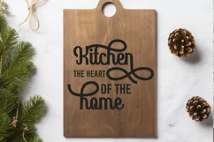 Kitchen The Heart Of The Home SVG, Kitchen SVG Design Product Image 3