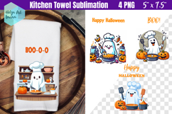 Ghost Kitchen Towel Sublimation Product Image 1