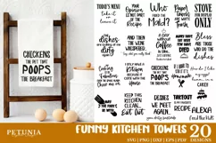FUNNY KITCHEN SAYINGS CUT FILES BEING USED AS KITCHEN TOWELS PRINT