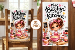 Kitchen Towel Sublimation Watercolour Baking Sublimation Product Image 1