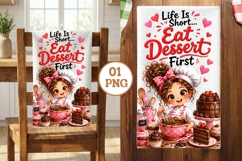 Kitchen Towel Sublimation Watercolour Baking Sublimation Product Image 1
