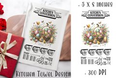 Happy Easter Kitchen Towel Sublimation Design Product Image 1