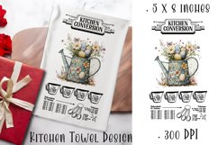 Happy Easter Kitchen Towel Sublimation Design Product Image 1
