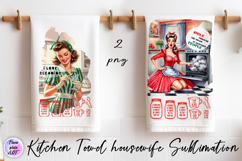 Kitchen Towel housewife Sublimation Design | sarcastic Product Image 1