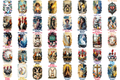 Happy Easter Kitchen Towel Sublimation Bundle, Easter Quotes Product Image 2