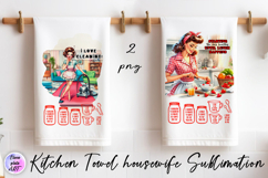 Kitchen Towel housewife Sublimation Design | sarcastic Product Image 1