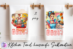 Kitchen Towel housewife Sublimation Design | sarcastic Product Image 1
