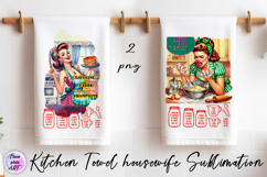 Kitchen Towel housewife Sublimation Design | sarcastic Product Image 1