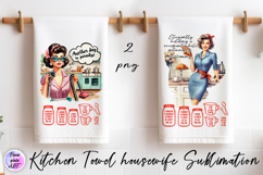 Kitchen Towel housewife Sublimation Design | sarcastic Product Image 1