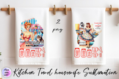 Kitchen Towel housewife Sublimation Design | sarcastic Product Image 1