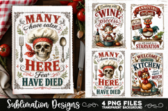 Funny Kitchen Towel 4 PNG Retro PNG Sublimation Product Image 3